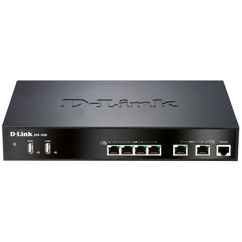 

Сервисный маршрутизатор D-LINK DSR-1000, DSR-1000