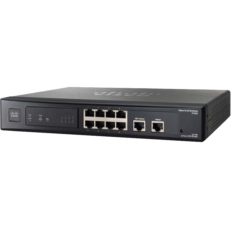 VPN-Маршрутизатор CISCO VPN SB RV082 10/100 8-Port Тип пристрою дротовий маршрутизатор