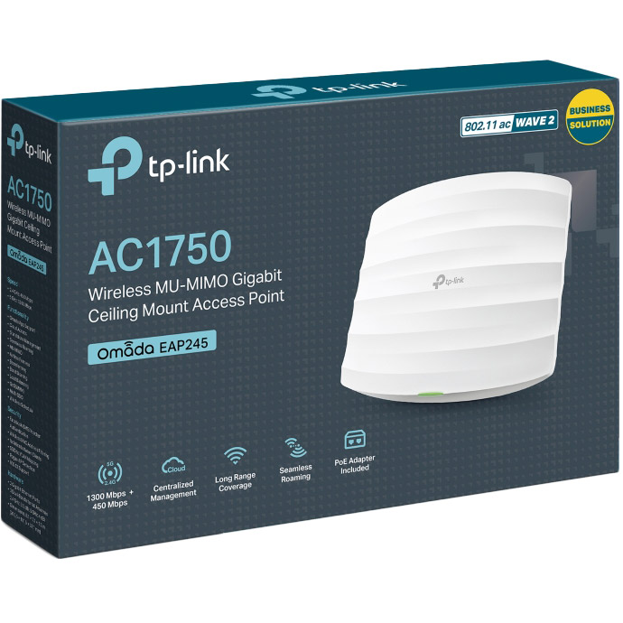 Точка доступу TP-LINK EAP245 Стандарт Wi-Fi 802.11 g