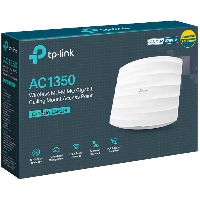 Точка доступу TP-LINK EAP225 Стандарт Wi-Fi 802.11 g