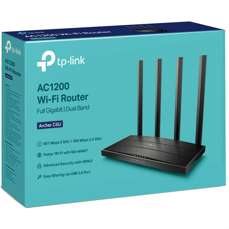 Wi-Fi роутер TP-LINK ARCHER C6U Клас роутера домашній