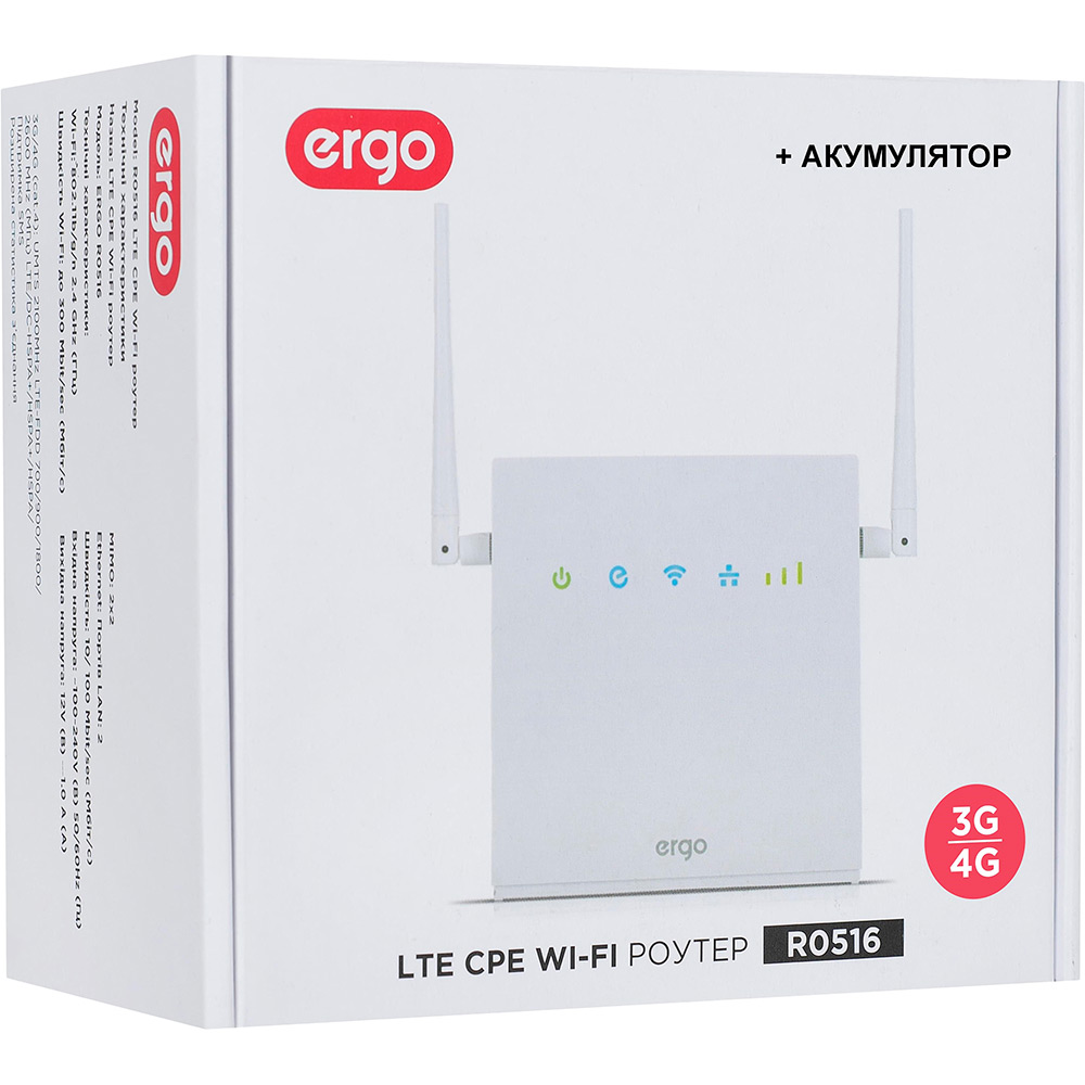 В Фокстрот Wi-Fi роутер ERGO R0516