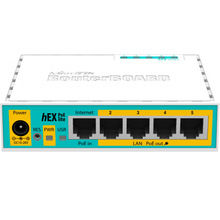 Маршрутизатор MIKROTIK RB750UPr2 hEX PoE lite