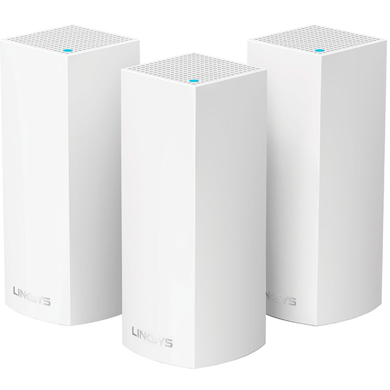 

Mesh Wi-Fi система LINKSYS VELOP WHW0303 AC2200 White 3 шт (WHW0303-EU), VELOP WHW0303 AC2200, MESH, білий (3шт.)