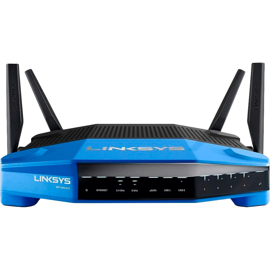 

Wi-Fi роутер LINKSYS WRT1900ACS AC1900 (WRT1900ACS-EU), WRT1900ACS AC1900, 4х зовн. ант.