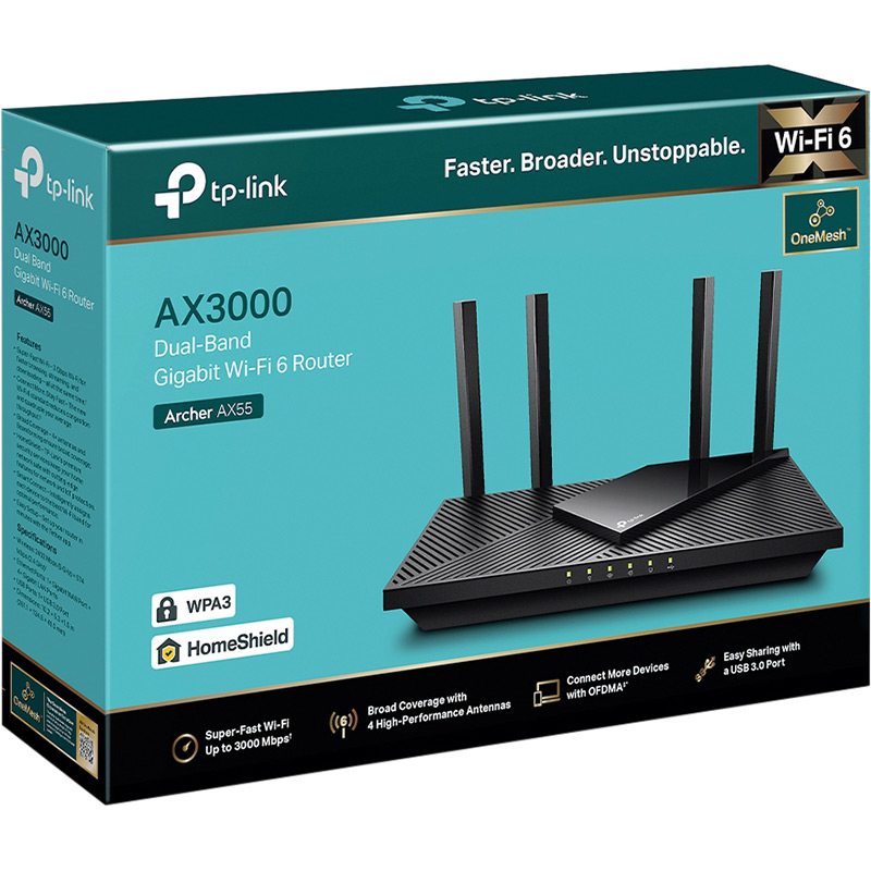 Фото Wi-Fi роутер TP-LINK Archer AX55