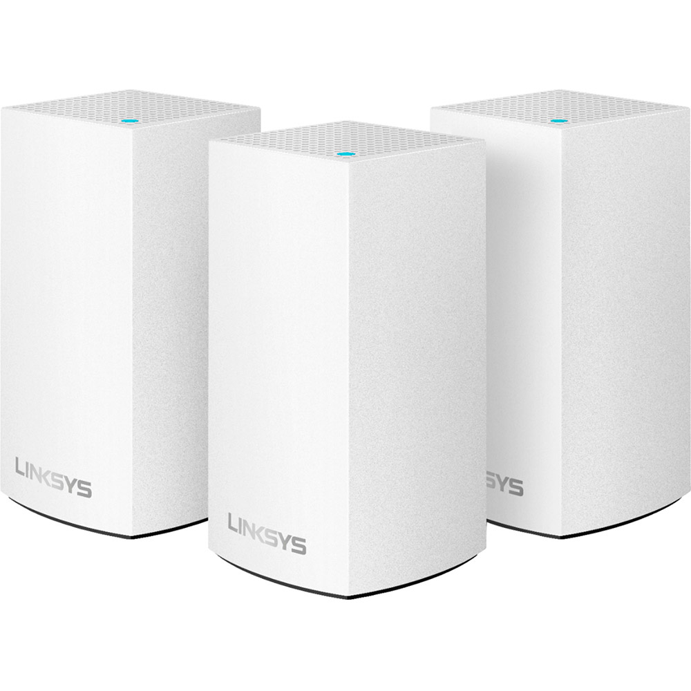 

Mesh Wi-Fi система LINKSYS VELOP WHW0103 AC1300 MESH 2xGE WAN/LAN BT 4.1 3 шт White (WHW0103-EU), VELOP WHW0103 AC1300, MESH, 2xGE