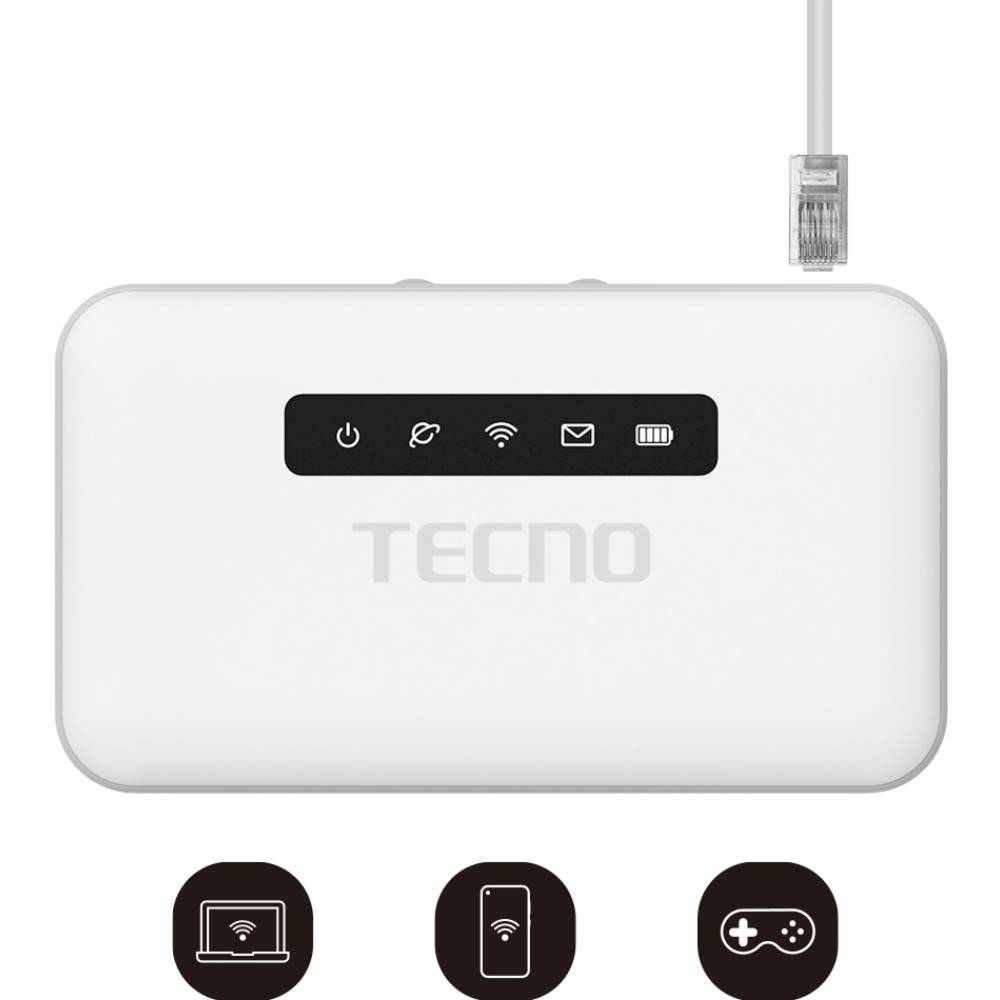 Wi-Fi роутер TECNO TR118 4G-LTE (4895180763953) Стандарт Wi-Fi 802.11 g