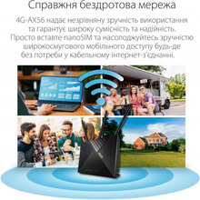 Маршрутизатор Asus 4G-AX56 AX1800 (90IG06G0-MO3110)
