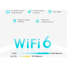 Wi-Fi роутер TP-LINK DECO X50 3PK AX3000 3xGE LANWAN MU-MIMO OFDMA
