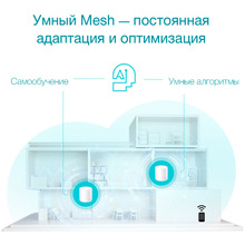 Wi-Fi роутер TP-LINK DECO X50 3PK AX3000 3xGE LANWAN MU-MIMO OFDMA