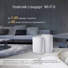 Роутер ASUS ZenWiFi AX Hybrid XP4 1PK AX1800 AV1300 White (XP4-1PK-WHITE)