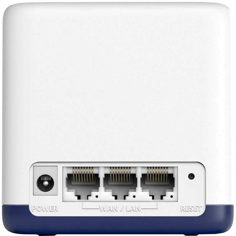 MESH система MERCUSYS HALO H50 AC1900 3xGE LAN/WAN (HALO-H50G-2-PACK) Тип устройства проводной маршрутизатор