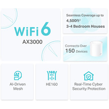 MESH система TP-LINK DECO X50 2PK AX3000 (DECO-X50-2-PACK)