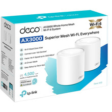 MESH система TP-LINK DECO X50 2PK AX3000 (DECO-X50-2-PACK)