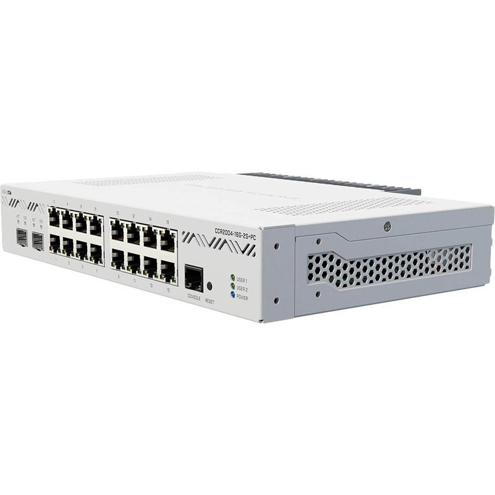Маршрутизатор MIKROTIK Cloud Core Router 2004-16G-2S+PC Тип устройства проводной маршрутизатор