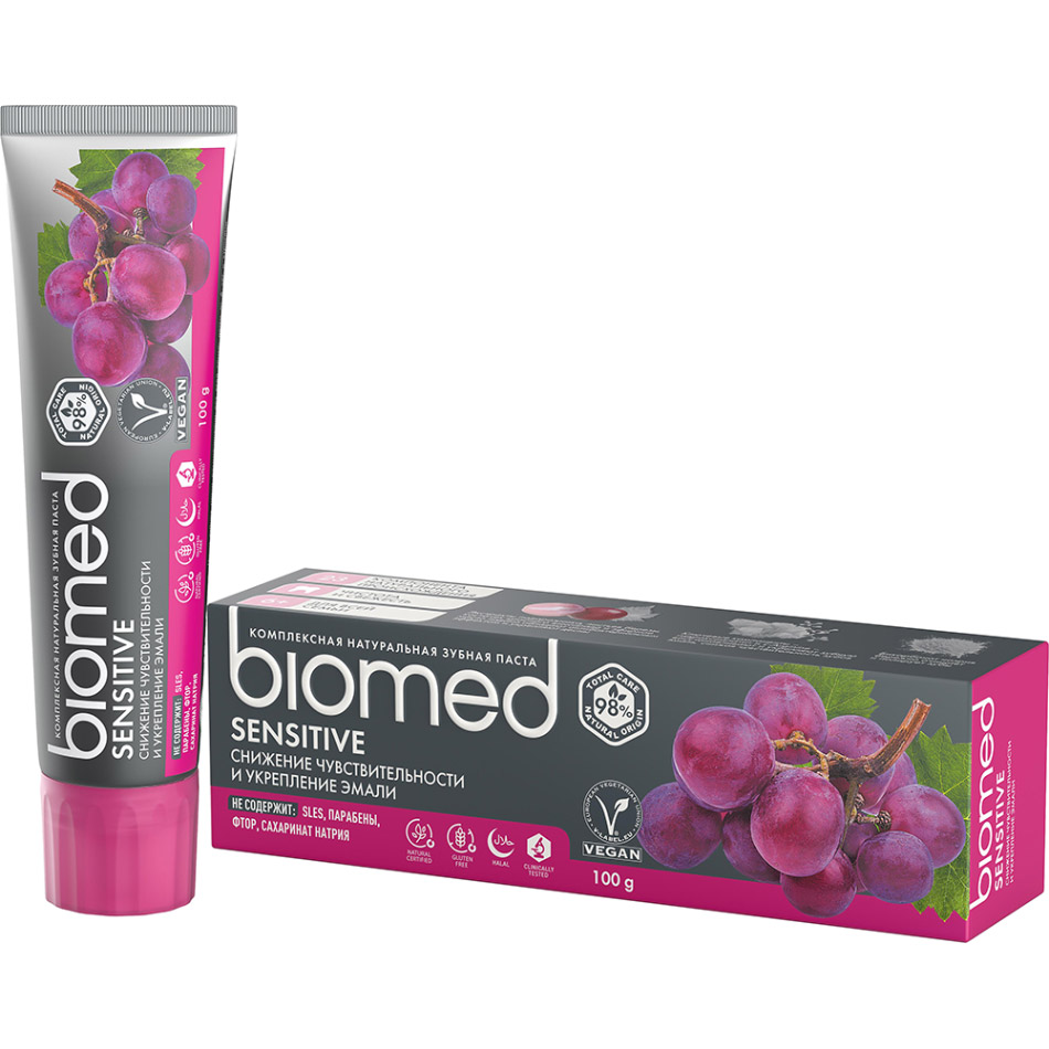 

Зубная паста BioMed Sensitive 100 г (7640170370072), Зубна паста SENSITIVE/ СЕНСИТИВ, 100 гр.