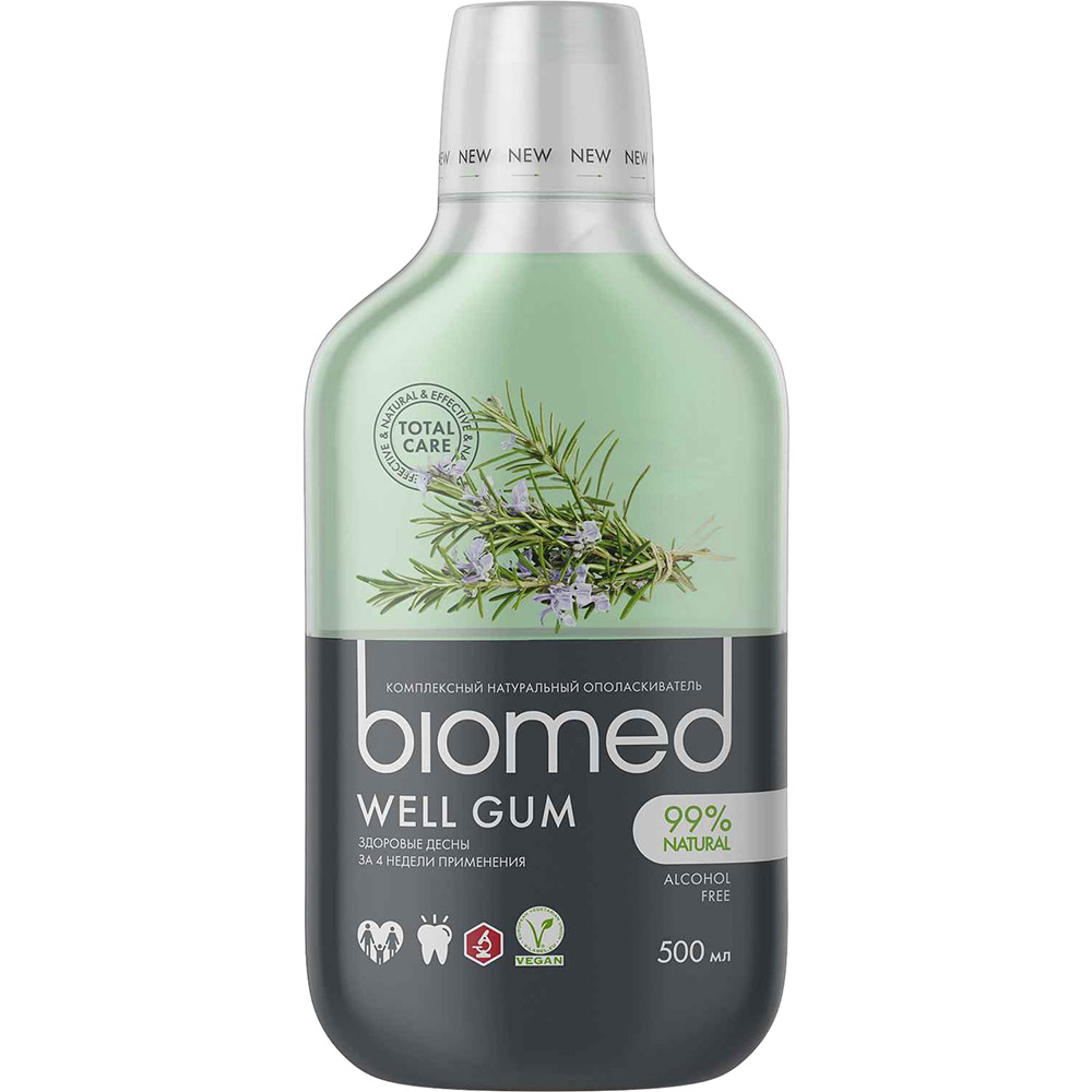 

Ополаскиватель для полости рта BioMed Well Gum 500 мл (7640168930639), Bm WELL GUM RU-CIS(19) Ополіскувач, 500 мл