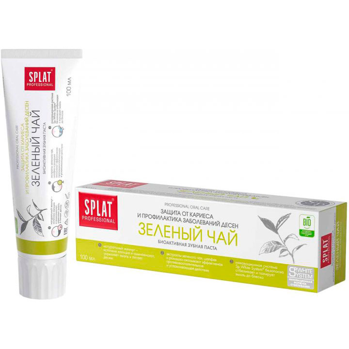 

Зубная паста SPLAT Professional Green Tea/Зеленый чай (7640168930264), Зубна паста Professional Green Tea/Зеленый чай