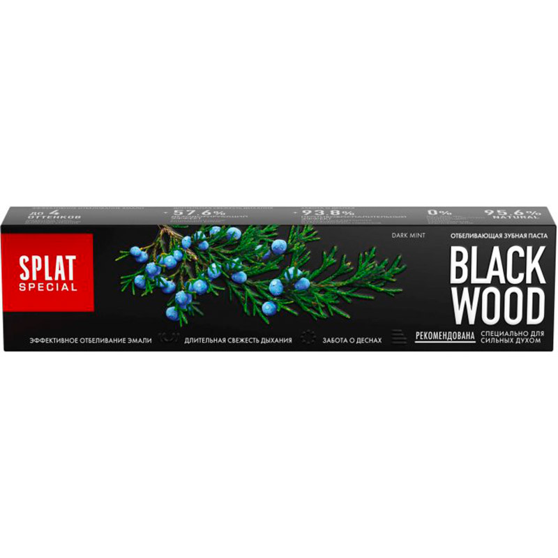 Зубна паста Splat Special Blackwood 75 мл (7640168930288) Категорія для дорослих