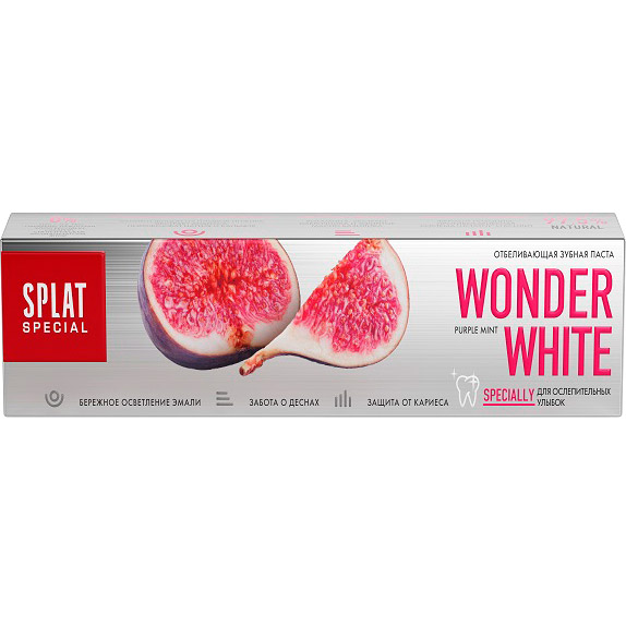 Зубна паста Splat Special Wonder White 75 мл (4603014009821) Категорія для дорослих