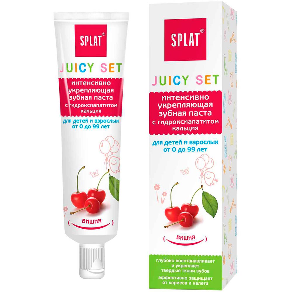 

Зубная паста детская Splat Junior Juicy Вишня 35 мл (7640168930240), Зубна паста дитяча JS Вишня 35 мл Швейцария