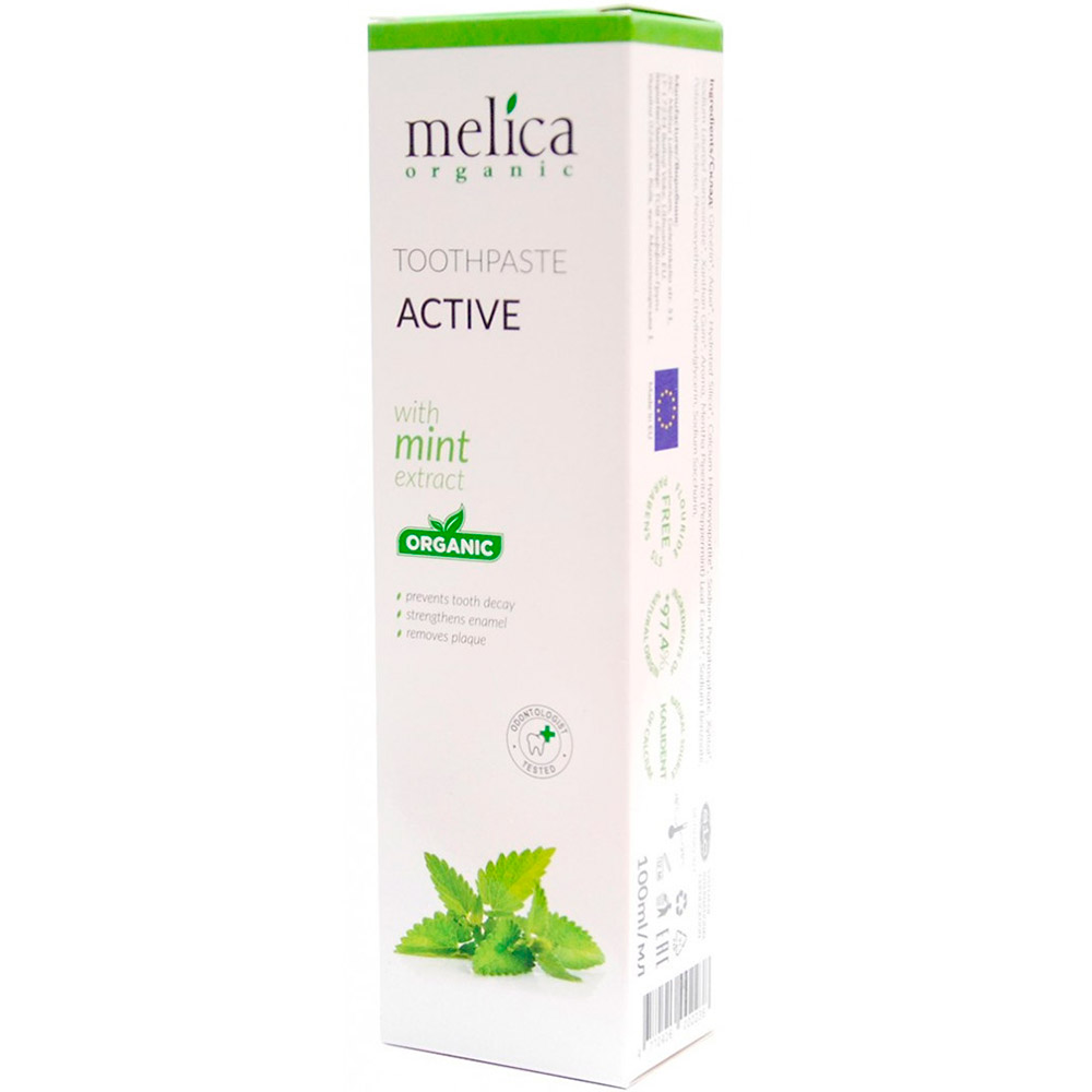 Зубная паста Melica Organic c экстрактом мяты 100 мл (4770416002238) Назначение ароматизация/от запаха