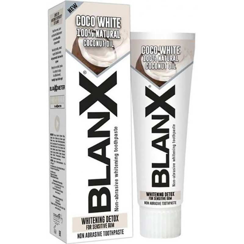 Зубная паста BLANX Coco White 75мл (8017331071540)