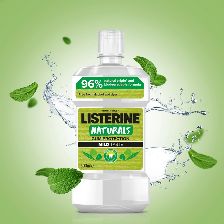 Ополаскиватель для полости рта LISTERINE Натуральный 500 мл (3574661657462) Тип ополаскиватель для полости рта