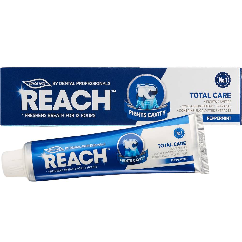 Зубная паста REACH Total Care Peppermint Toothpaste 150 г (8801051313468)