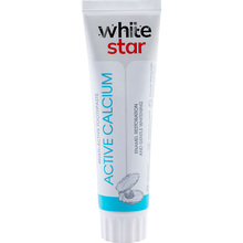 Зубная паста WHITE STAR Active Calcium 100 ml (3800237400294)