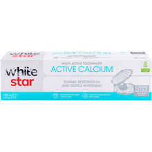Купить Зубная паста WHITE STAR Active Calcium 100 ml (3800237400294)