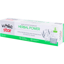 Зубная паста WHITE STAR Herbal Power 100мл (3800237400317)