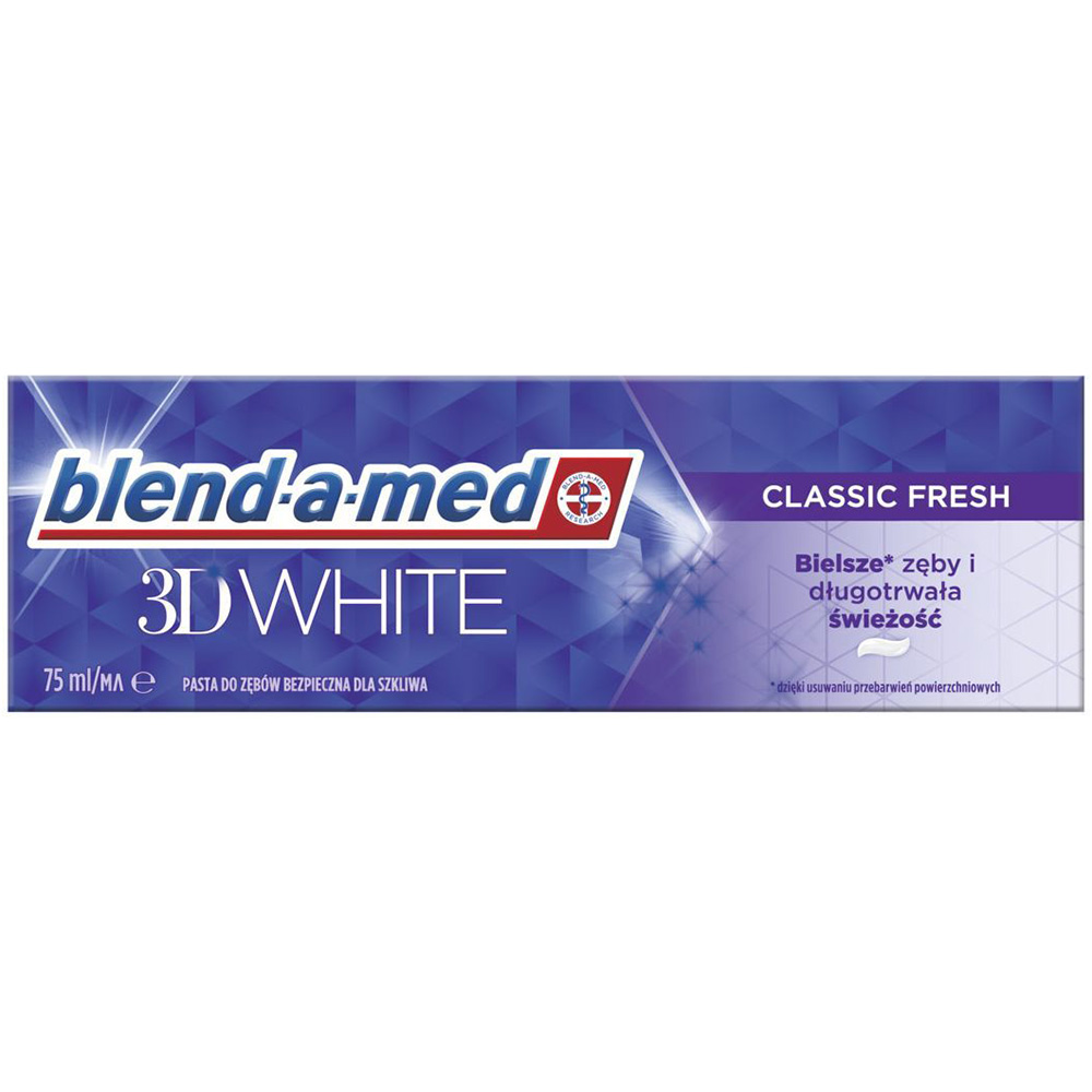 Зубная паста BLEND-A-MED 3D White Классическая свежесть 75 мл (80722070) Категория для взрослых