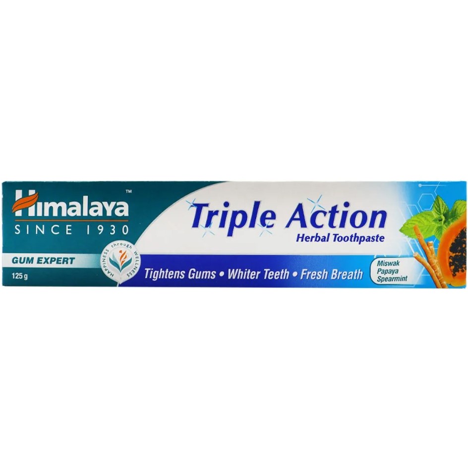Зубная паста HIMALAYA HERBALS Triple Action 125 мл (6291107225739) Зубная паста HIMALAYA HERBALS Triple Action 125 мл (6291107225739)