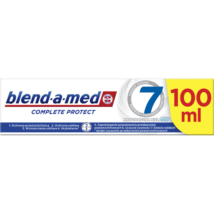 Зубна паста BLEND-A-MED Complete Protect 7 Кришталева білизна 100 мл (8001090716279)