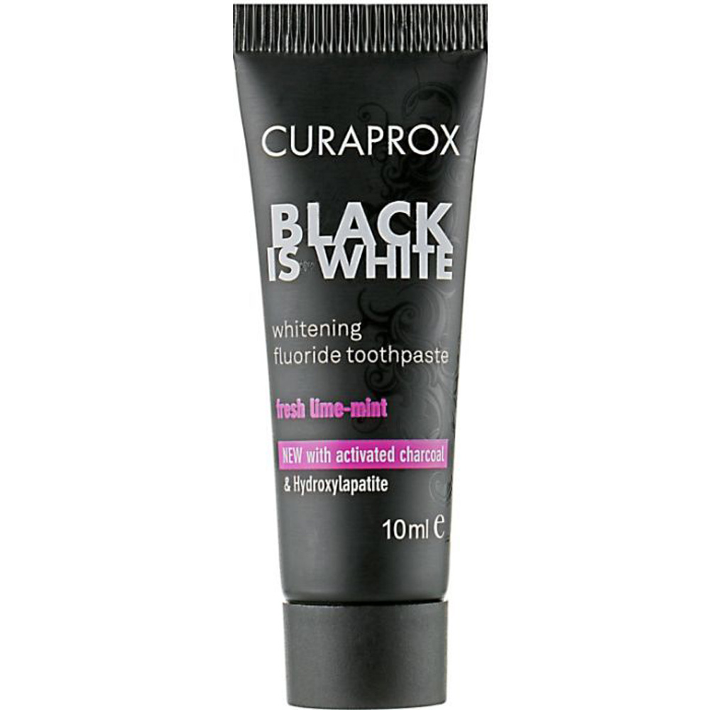 Зубна паста CURAPROX Black is White 10мл (7612412425895) Зубна паста CURAPROX Black is White 10мл (7612412425895)