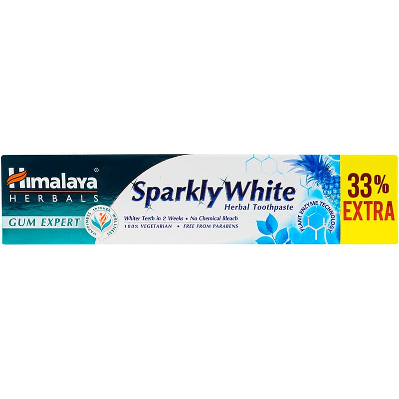 Зубна паста HIMALAYA HERBALS Sparky White 75 мл + 33% (8901138825591)