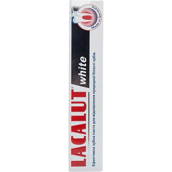 Зубна паста Lacalut white 75 мл (4016369696330) Категорія для дорослих