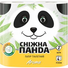 Туалетний папір Снігова Панда Aroma 2 шари 4 рулони (4823019007695)