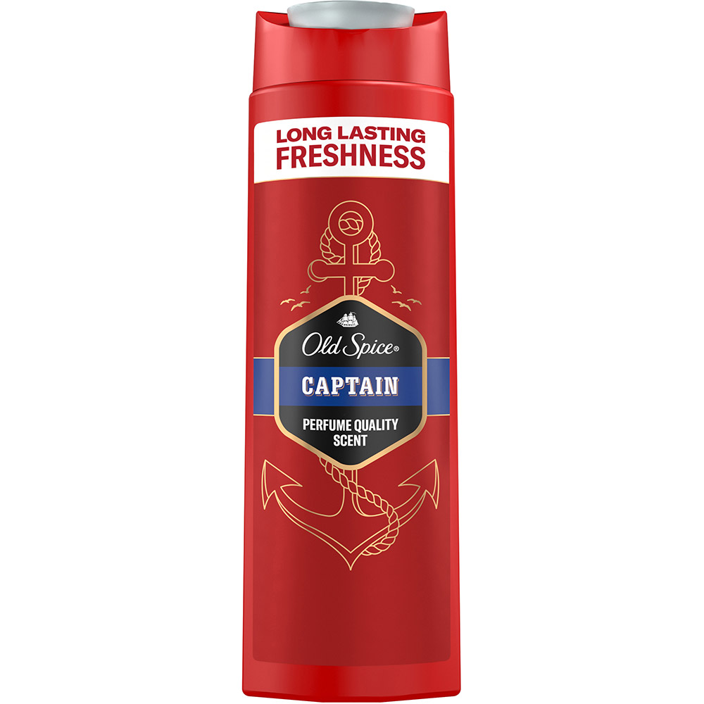 Шампунь-гель для душу Old Spice Captain 3-в-1 400 мл (8001090965615)