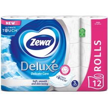 Папір туалетний Zewa Deluxe білий 3 шари 12 рулонів (7322540989779)