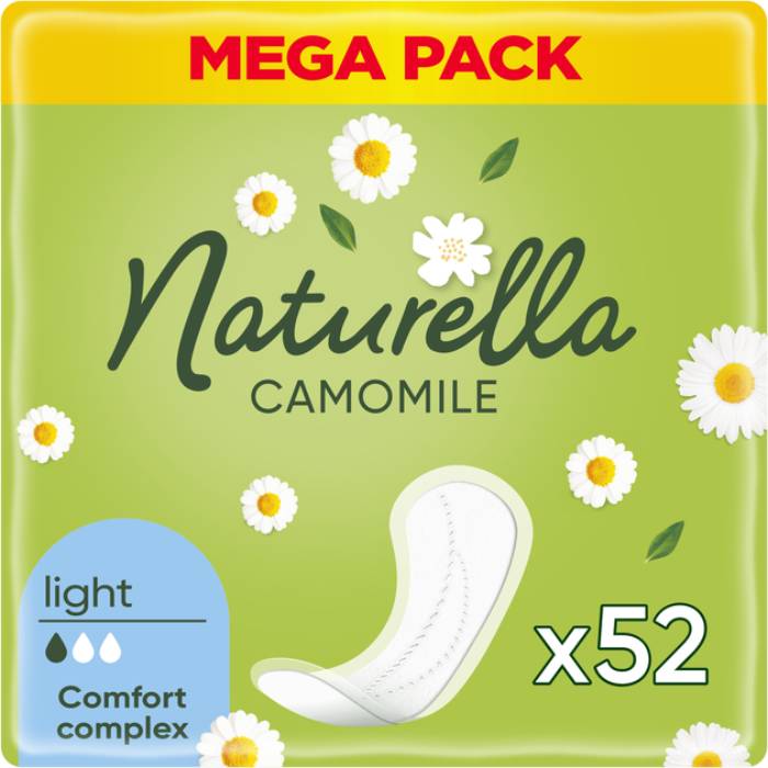 Ежедневные прокладки Naturella Camomile Light 52 шт (83735890)