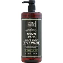 Гель для душа, волос и лица Dead Sea Collection Amberwood 3 in 1 1000 мл (7290102256976)