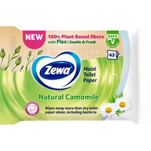 Папір туалетний вологий Zewa Natural Camomile 42 шт (7322540796520)