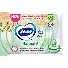Туалетная бумага влажная Zewa Aloe Vera 42 шт (7322540898934)