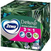 Салфетки косметические ZEWA Deluxe Aroma Collection 60 шт (7322541095417)