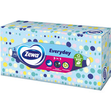 Салфетки Zewa Everyday двухслойные косметические 100 шт (7322540043464)