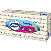 Салфетки Zewa Everyday двухслойные косметические 100 шт (7322540043464)