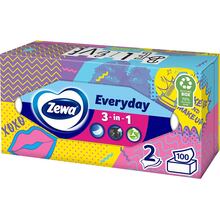 Салфетки Zewa Everyday двухслойные косметические 100 шт (7322540043464)
